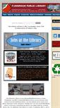 Mobile Screenshot of flossmoorlibrary.org